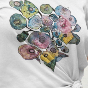 Floral Print on tshirt