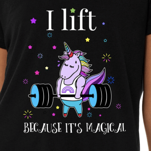 Lifting is magical unicorn tshirt design